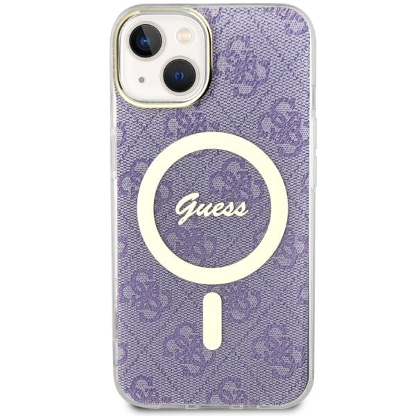 Guess GUHMP14MH4STU iPhone 14 Plus 6.7" purple/purple hardcase 4G MagSafe