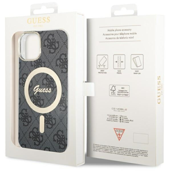 Guess 4G MagSafe case for iPhone 14 - black