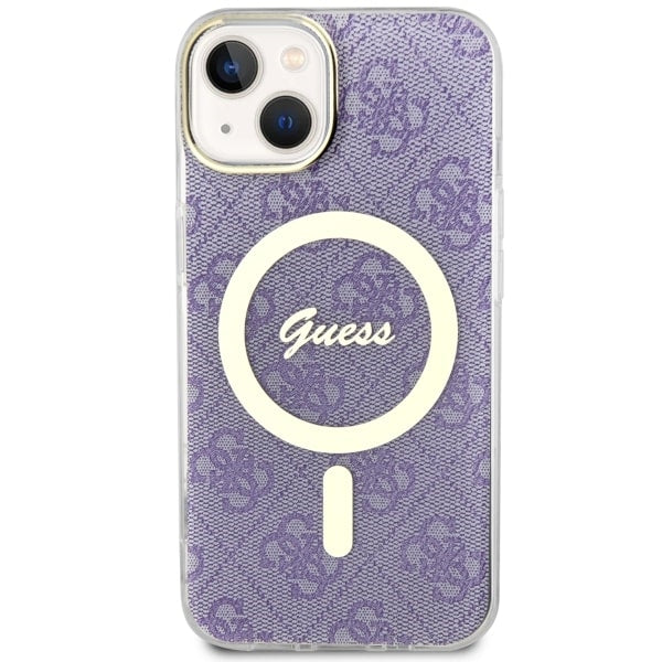 Guess 4G MagSafe case for iPhone 14 - purple