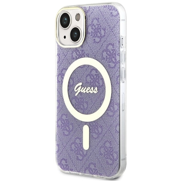 Guess 4G MagSafe case for iPhone 14 - purple