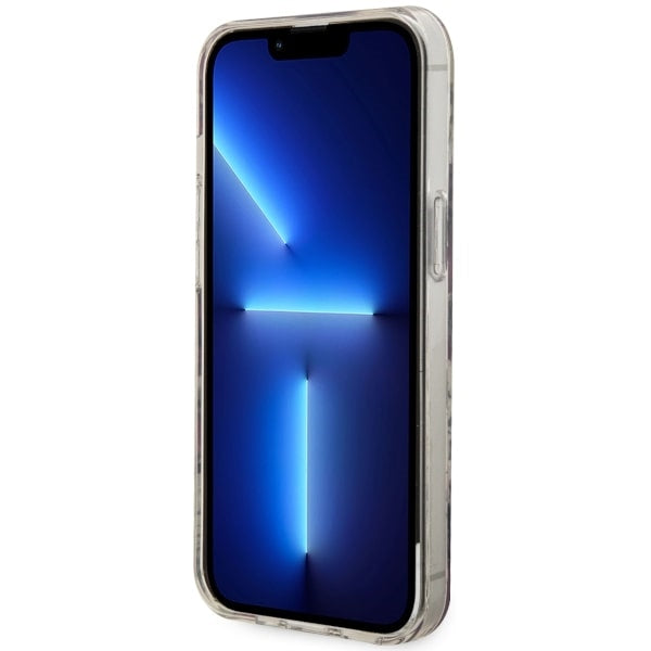 Guess Flower MagSafe case for iPhone 14 - pink