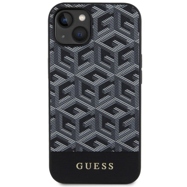 Guess GUHMP14SHGCFSEK iPhone 14 6.1" black/black hardcase GCube Stripes MagSafe