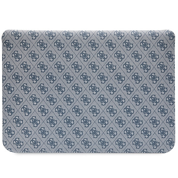 Guess 4G Stripe Metal Logo case for a 14" laptop - blue