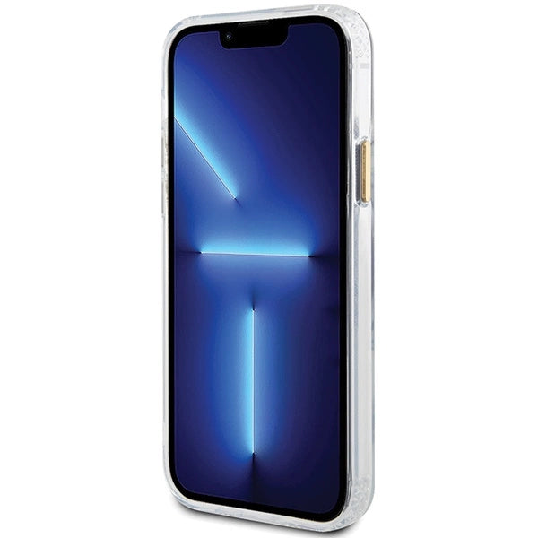 Guess Metal Outline Magsafe case for iPhone 12 / iPhone 12 Pro - gold