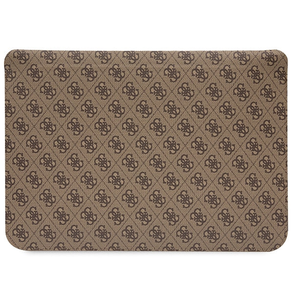 Guess 4G Printed Stripes cover for a 14" laptop - brown