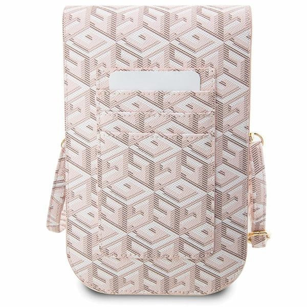 Guess Handbag GUWBHGCFSEP pink/pink GCube Stripe