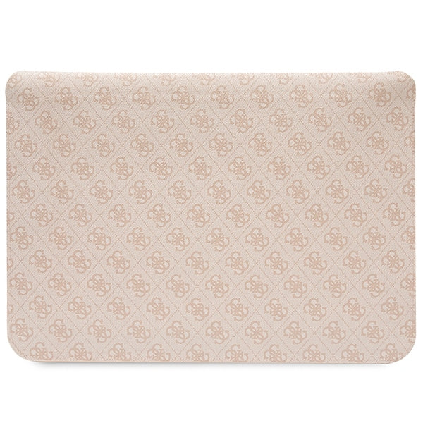 Guess 4G Printed Stripes cover for a 14" laptop - pink