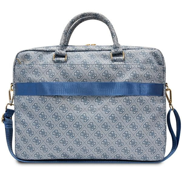 Guess 4G Printed Stripes bag for a 16" laptop - blue