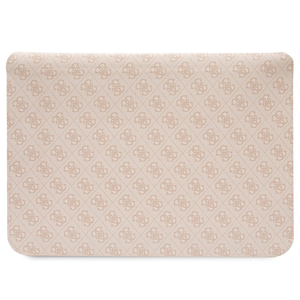 Guess 4G Printed Stripes cover for a 16" laptop - pink