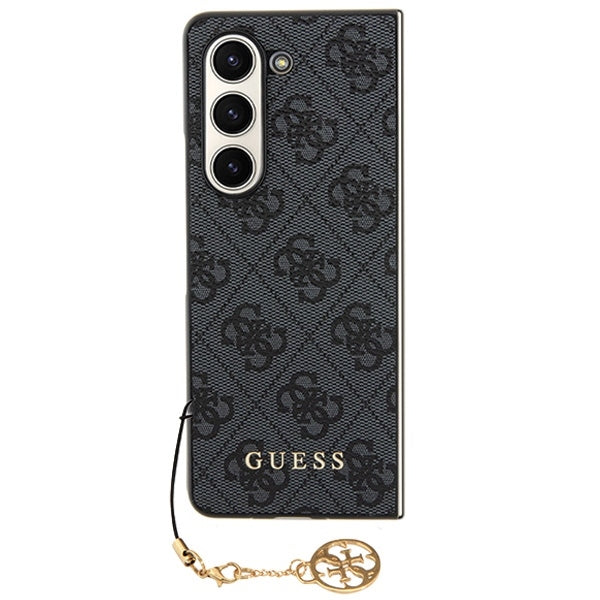 Guess GUHCZFD5GF4GGR F946 Z Fold5 gray/gray hardcase 4G Charms Collection