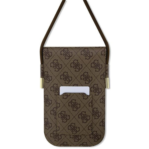 Guess 4G Metal Script Logo handbag - brown