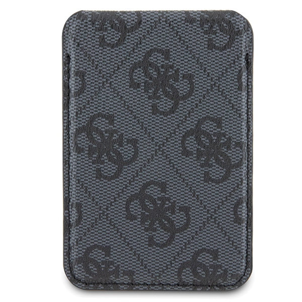 Guess Wallet Card Slot Stand GUWMSHG4SHK case - black MagSafe 4G Classic Logo