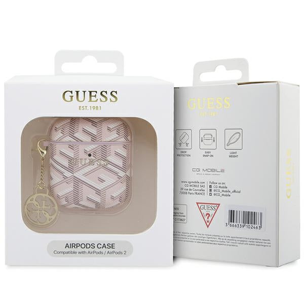 Guess GUA2PGCE4CP case for AirPods 1/2 - pink GCube Charm
