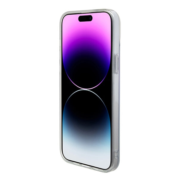 Guess IML Iridescent MagSafe case for iPhone 15 Plus - purple