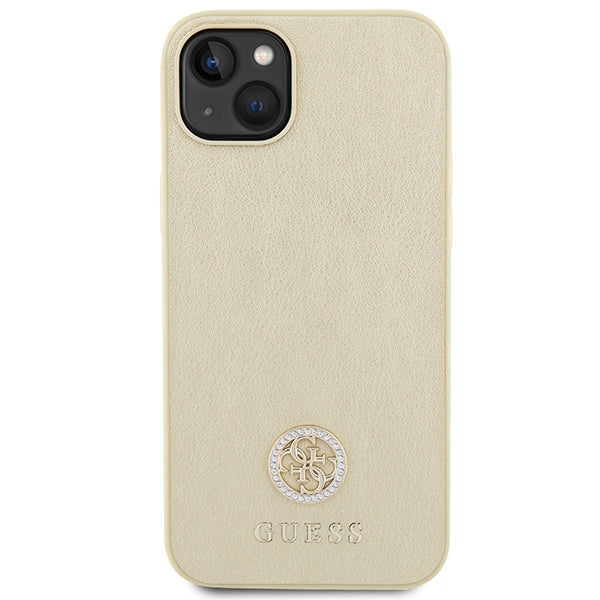 Guess GUHCP15MPS4DGPD iPhone 15 Plus 6.7" gold/gold hardcase Strass Metal Logo