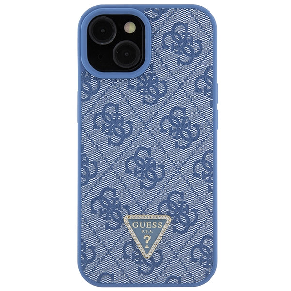 Guess GUHCP15SP4TDSCPB iPhone 15 6.1" blue/blue hardcase Crossbody 4G Metal Logo