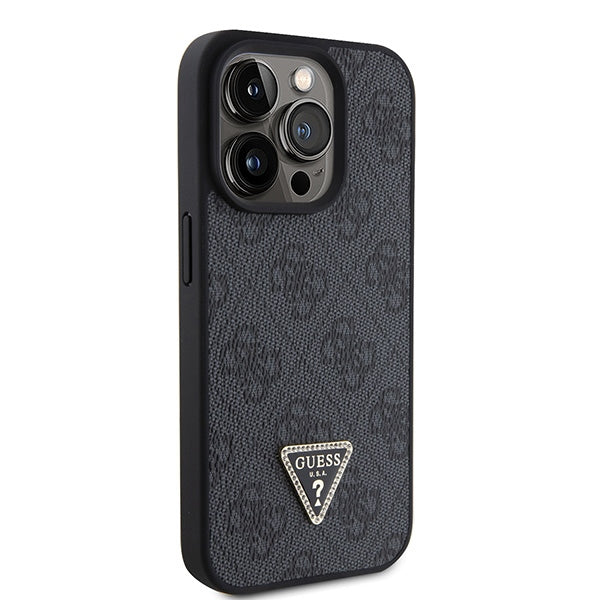 Guess GUHCP15XP4TDSCPK iPhone 15 Pro Max 6.7" black/black hardcase Crossbody 4G Metal Logo