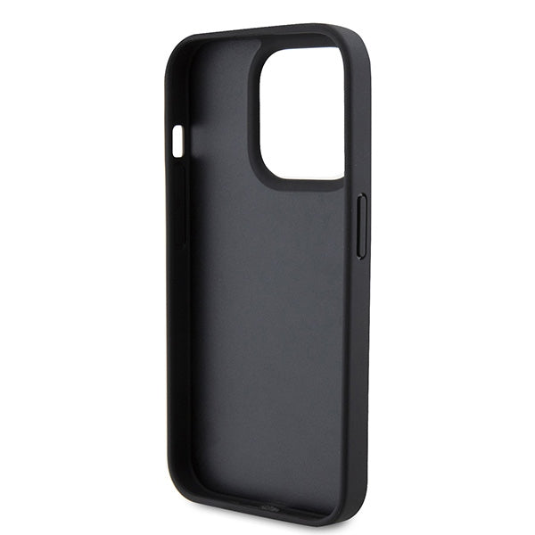 Guess GUHCP15XP4TDSCPK iPhone 15 Pro Max 6.7" black/black hardcase Crossbody 4G Metal Logo