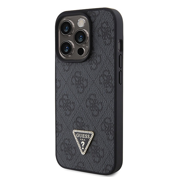 Guess GUHCP15XP4TDSCPK iPhone 15 Pro Max 6.7" black/black hardcase Crossbody 4G Metal Logo