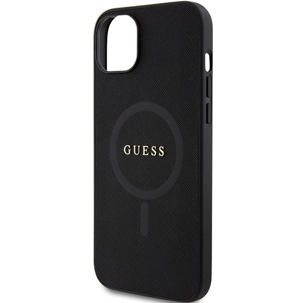 Guess GUHMP15MPSAHMCK iPhone 15 Plus 6.7" black/black hardcase Saffiano MagSafe