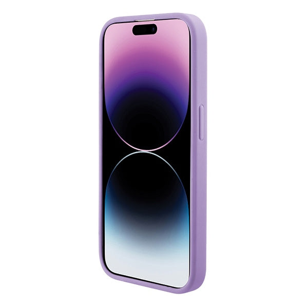 Guess GUHMP15SPSAHMCU iPhone 15 6.1" purple/purple hardcase Saffiano MagSafe