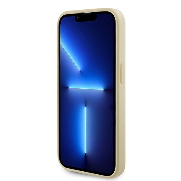 Guess GUHMP15XPSAHMCB iPhone 15 Pro Max 6.7" gold/gold hardcase Saffiano MagSafe