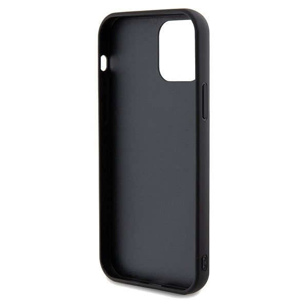 Guess Sequin Script Metal case for iPhone 12/12 Pro - black