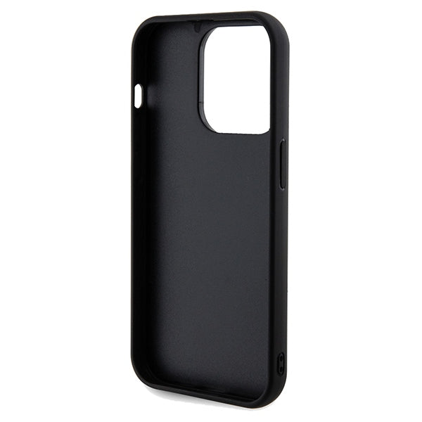Guess Sequin Script Metal case for iPhone 14 Pro - black