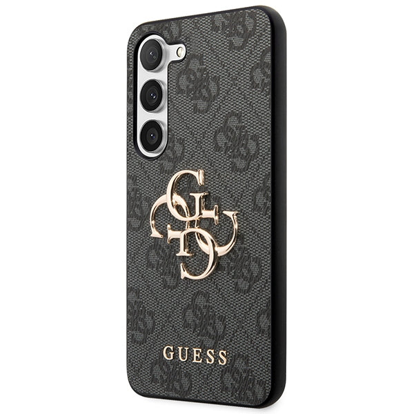 Guess GUHCS23FE4GMGGR S23 FE S711 gray/gray hardcase 4G Big Metal Logo