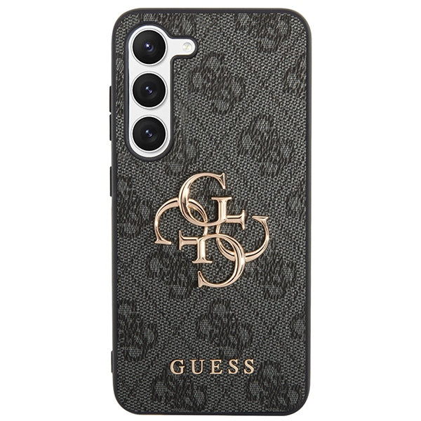 Guess 4G Big Metal Logo case for Samsung Galaxy S24+ - black