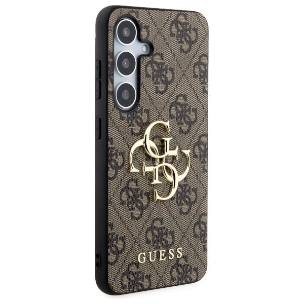 Guess 4G Big Metal Logo case for Samsung Galaxy S24 - brown