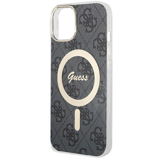Guess 4G MagSafe case for iPhone 15 Plus / 14 Plus - black