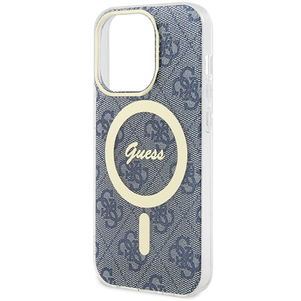 Guess IML 4G MagSafe case for iPhone 15 Pro - blue