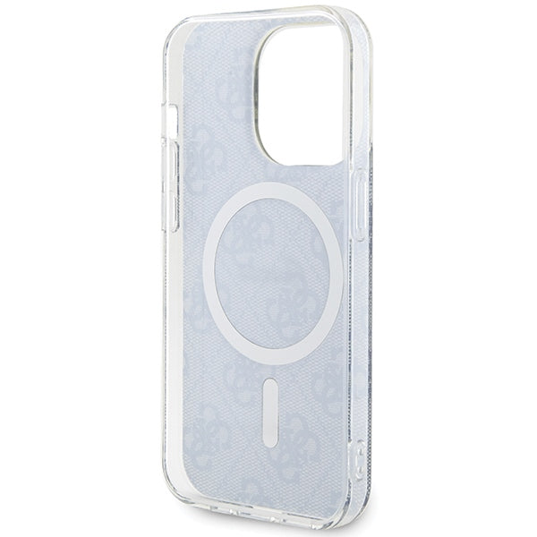 Guess IML 4G MagSafe case for iPhone 15 Pro - blue