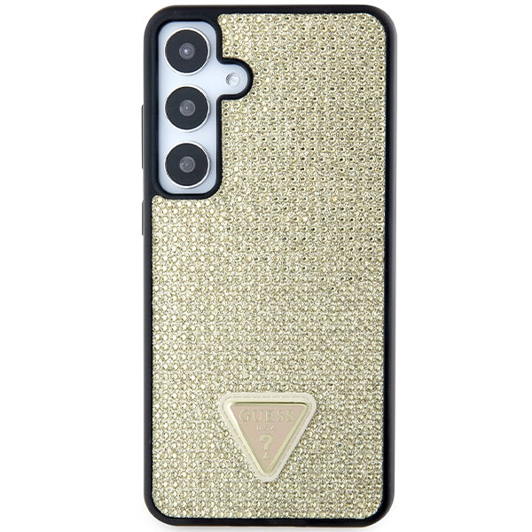 Guess Rhinestone Triangle case for Samsung Galaxy S24+ - gold