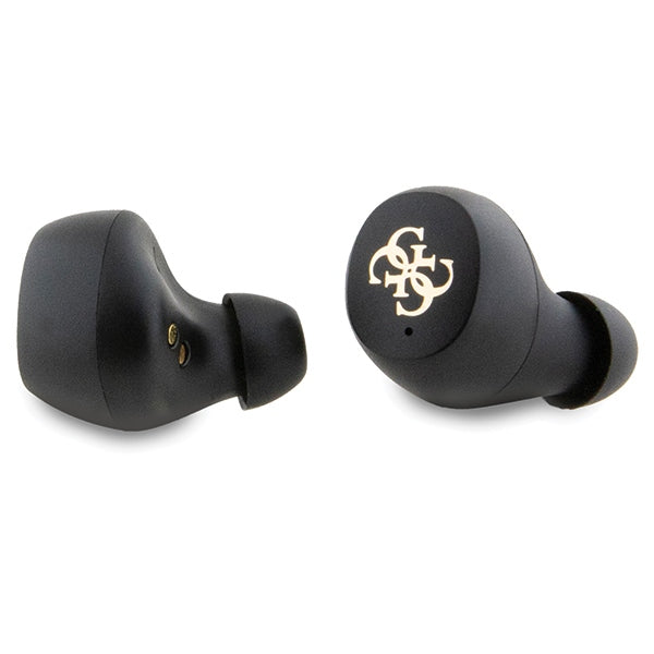 TWS Guess 4G Metal Bluetooth headphones with ENC docking station - brown