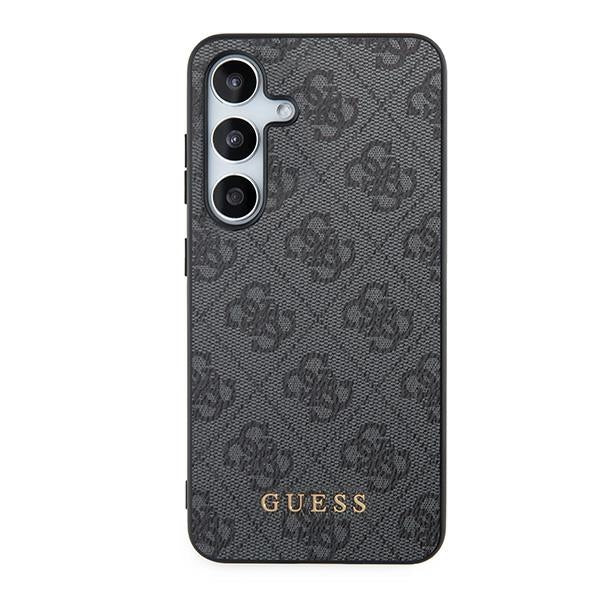 Guess 4G Metal Gold Logo case for Samsung Galaxy A35 - black