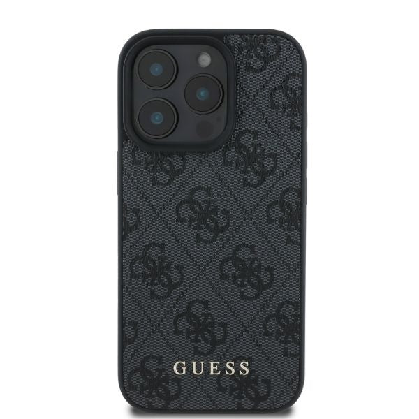 Guess 4G Classic iPhone 16 Pro Case - Black