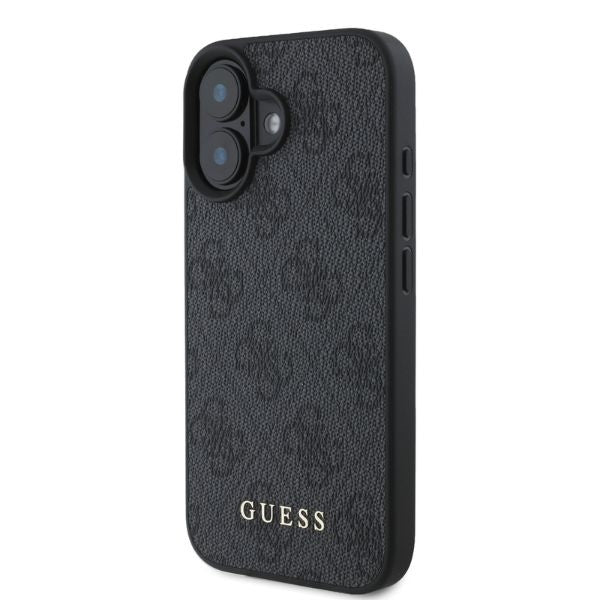 Guess 4G Classic iPhone 16 Case - Black