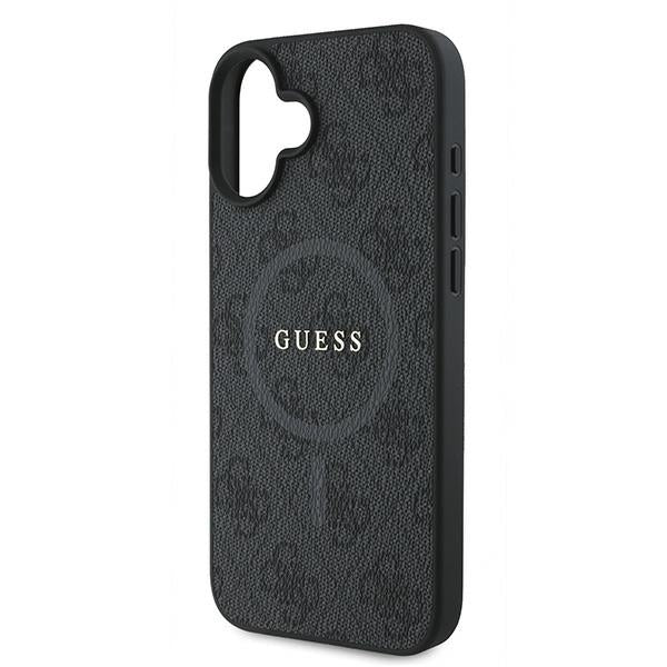 Guess 4G Ring Classic Logo MagSafe case for iPhone 16 Plus - black