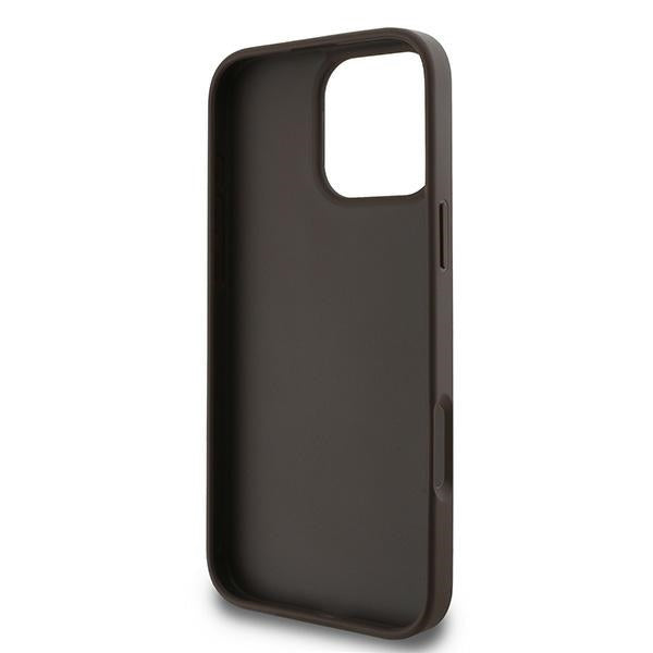 Guess 4G Big Logo Case for iPhone 16 Pro - Brown