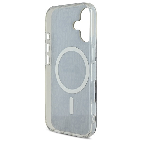 Guess IML 4G MagSafe iPhone 16 Case - Black