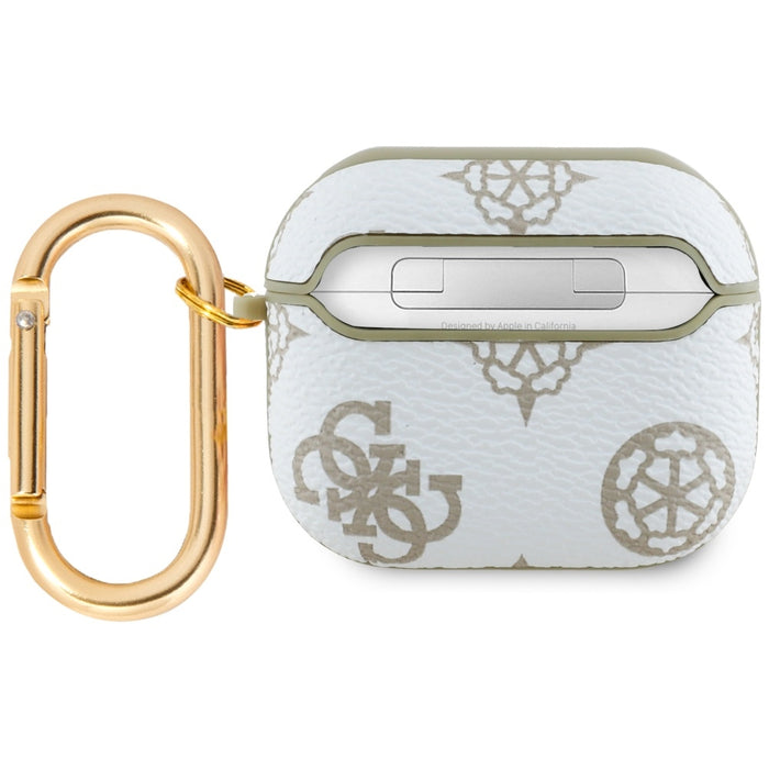 Guess GUA3PG4GPH AirPods 3 cover white/white 4G Hook