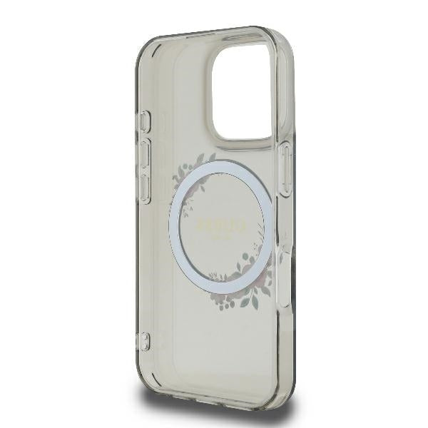 Guess GUHMP16XHFWFCK iPhone 16 Pro Max 6.9" black/black hardcase IML Flowers Wreath MagSafe