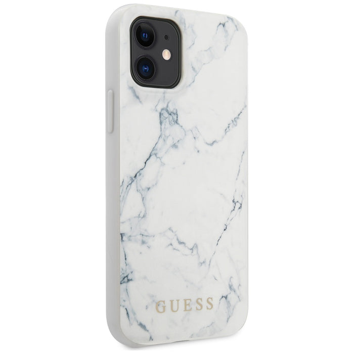 Guess Marble Case for iPhone 12 mini 5.4&quot; - White