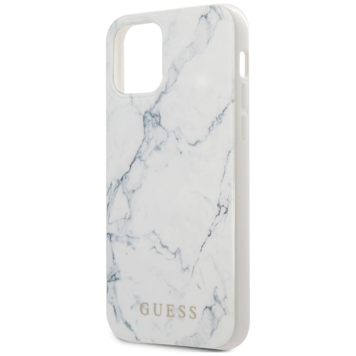 Guess Marble Case for iPhone 12 mini 5.4&quot; - White