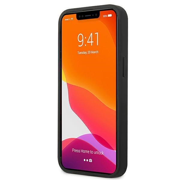 Guess GUHCP13M4GMGGR iPhone 13 / 14 / 15 6.1&quot; gray/gray hardcase 4G Big Metal Logo