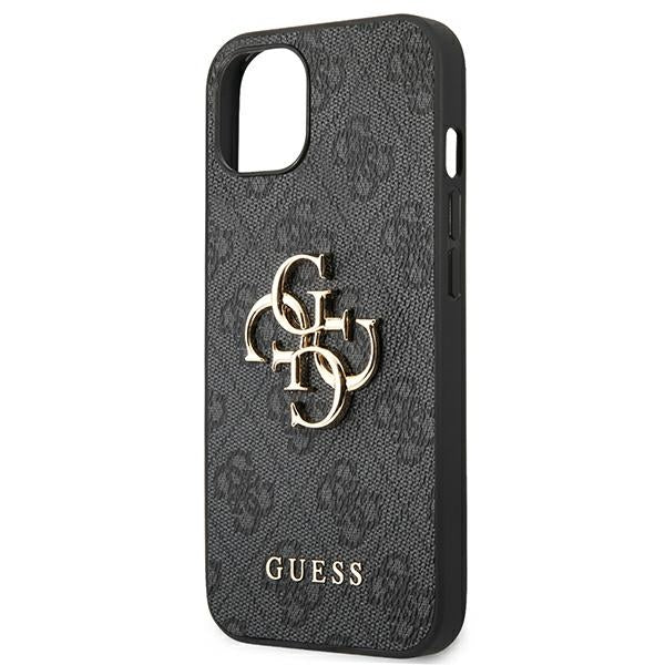 Guess GUHCP13M4GMGGR iPhone 13 / 14 / 15 6.1&quot; gray/gray hardcase 4G Big Metal Logo