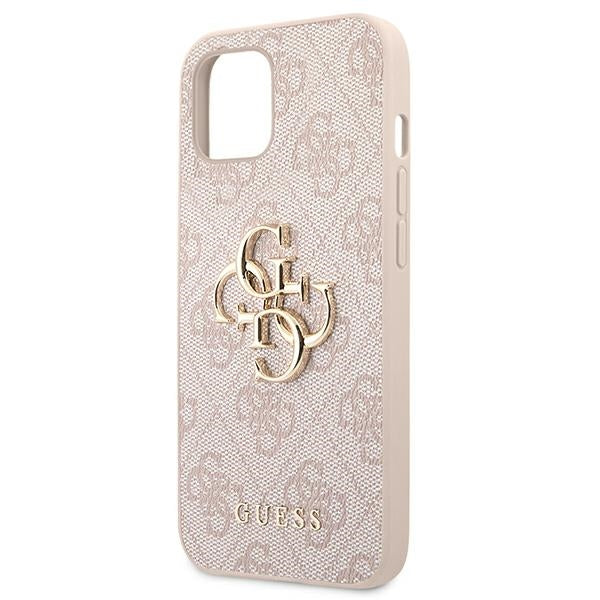 Guess 4G Big Metal Logo Case for iPhone 13 / 14 / 15 6.1" - Pink