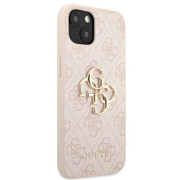 Guess 4G Big Metal Logo Case for iPhone 13 / 14 / 15 6.1" - Pink